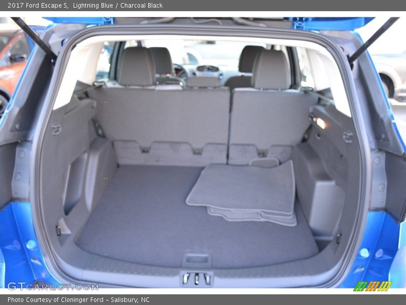 Lightning Blue / Charcoal Black 2017 Ford Escape S