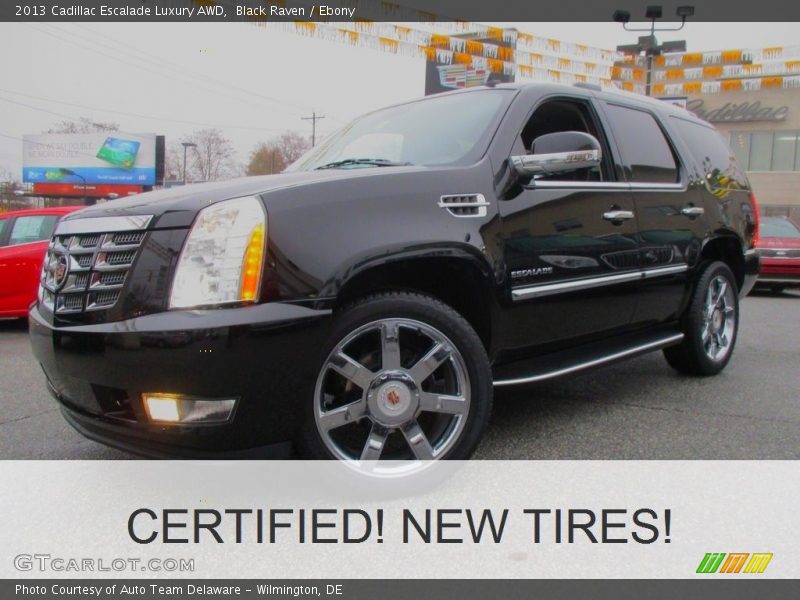 Black Raven / Ebony 2013 Cadillac Escalade Luxury AWD