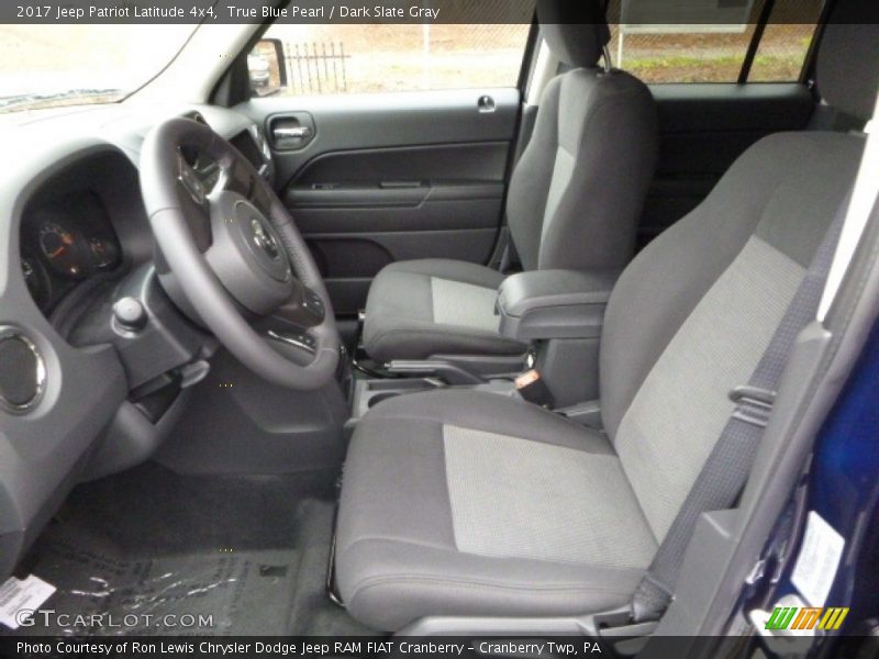 True Blue Pearl / Dark Slate Gray 2017 Jeep Patriot Latitude 4x4