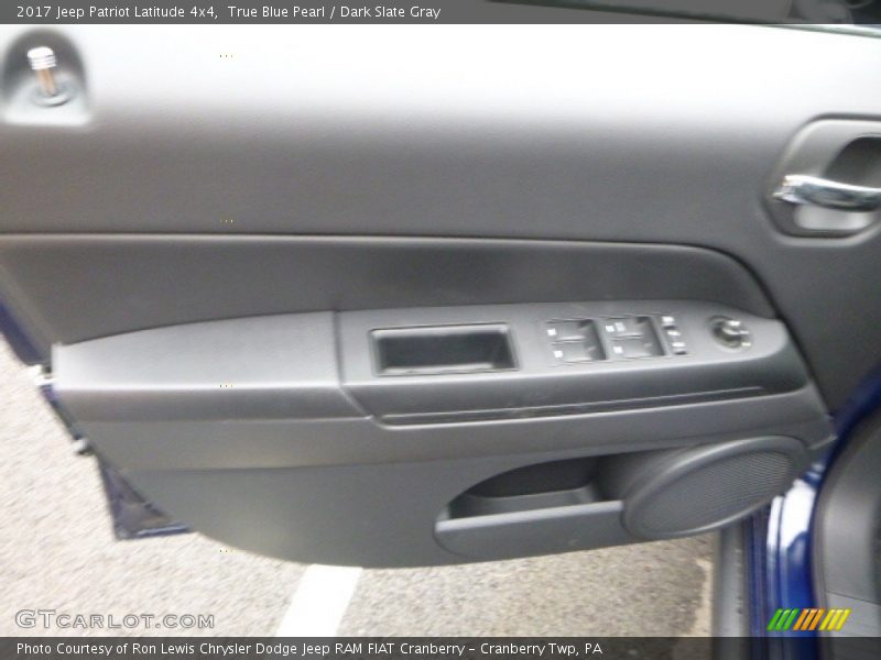 True Blue Pearl / Dark Slate Gray 2017 Jeep Patriot Latitude 4x4