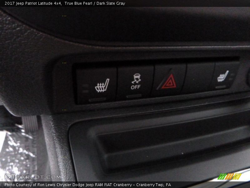 True Blue Pearl / Dark Slate Gray 2017 Jeep Patriot Latitude 4x4