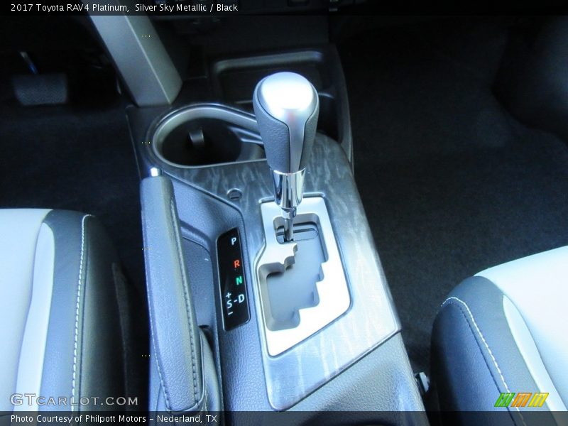 Silver Sky Metallic / Black 2017 Toyota RAV4 Platinum