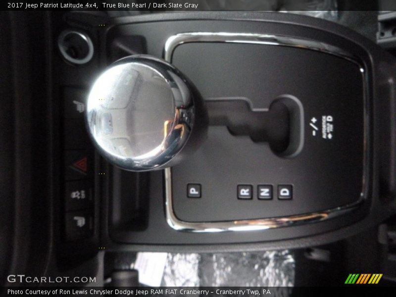 True Blue Pearl / Dark Slate Gray 2017 Jeep Patriot Latitude 4x4