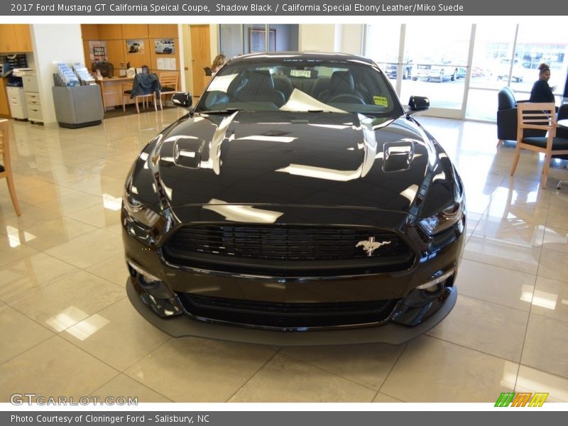 Shadow Black / California Special Ebony Leather/Miko Suede 2017 Ford Mustang GT California Speical Coupe