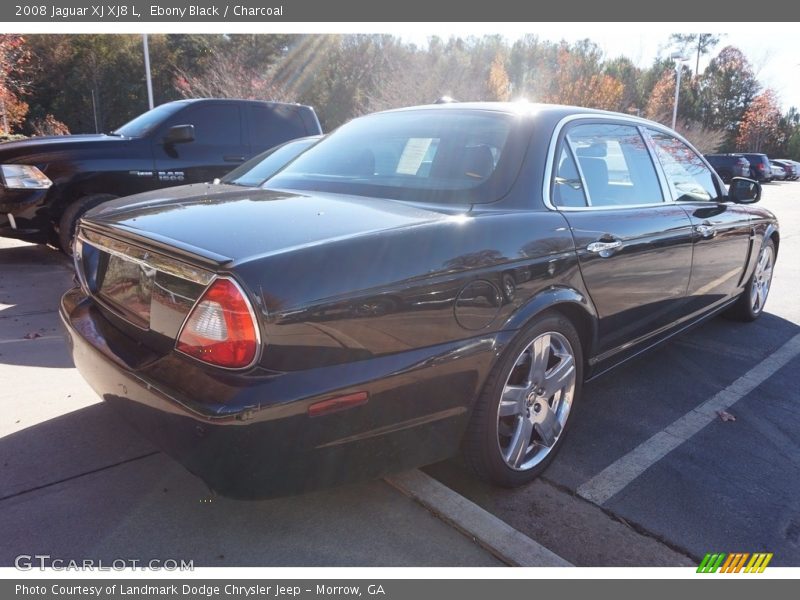 Ebony Black / Charcoal 2008 Jaguar XJ XJ8 L