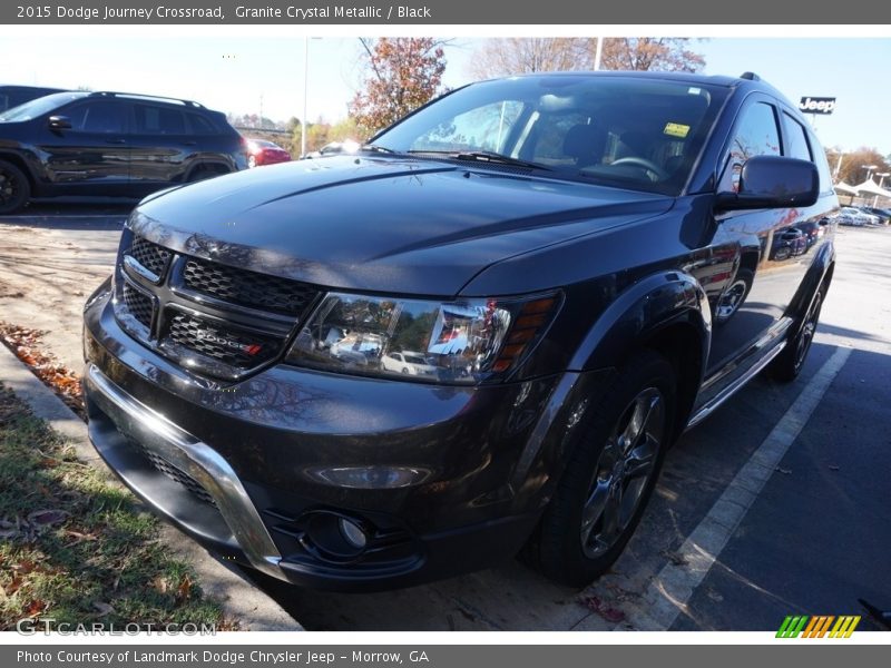 Granite Crystal Metallic / Black 2015 Dodge Journey Crossroad