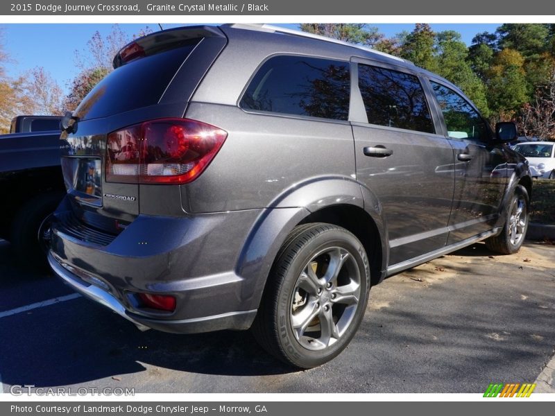 Granite Crystal Metallic / Black 2015 Dodge Journey Crossroad
