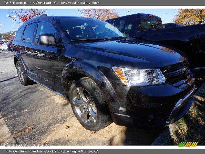 Granite Crystal Metallic / Black 2015 Dodge Journey Crossroad