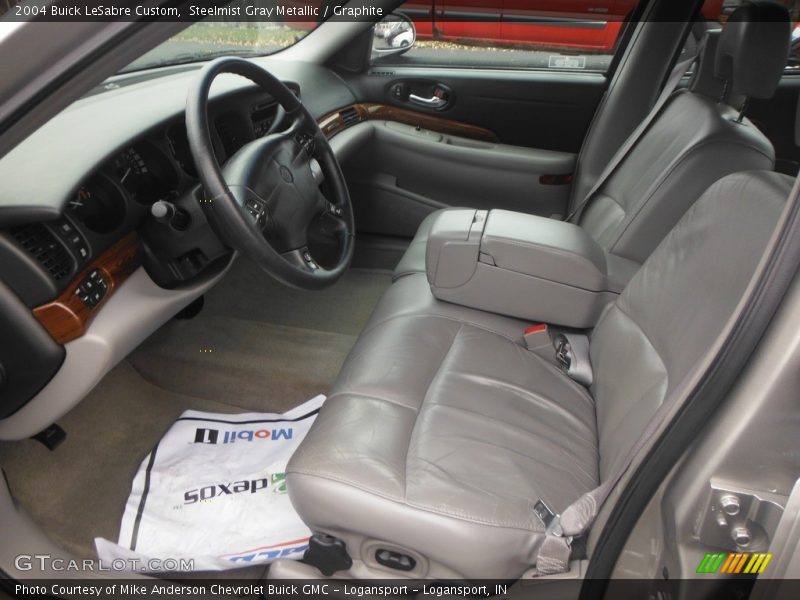 Steelmist Gray Metallic / Graphite 2004 Buick LeSabre Custom