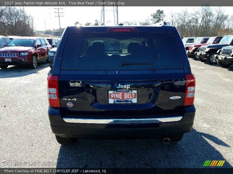 True Blue Pearl / Dark Slate Gray 2017 Jeep Patriot High Altitude 4x4