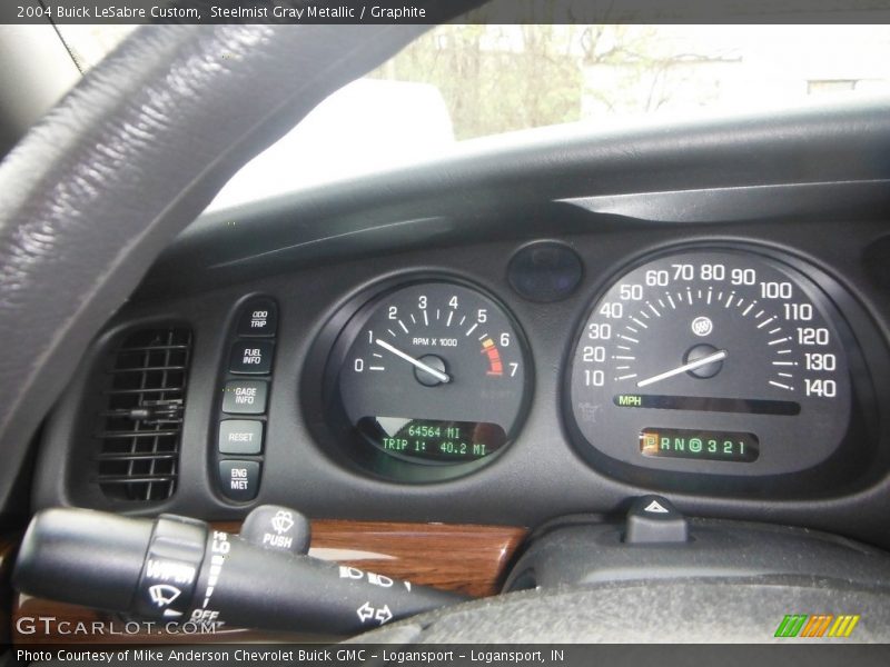 Steelmist Gray Metallic / Graphite 2004 Buick LeSabre Custom
