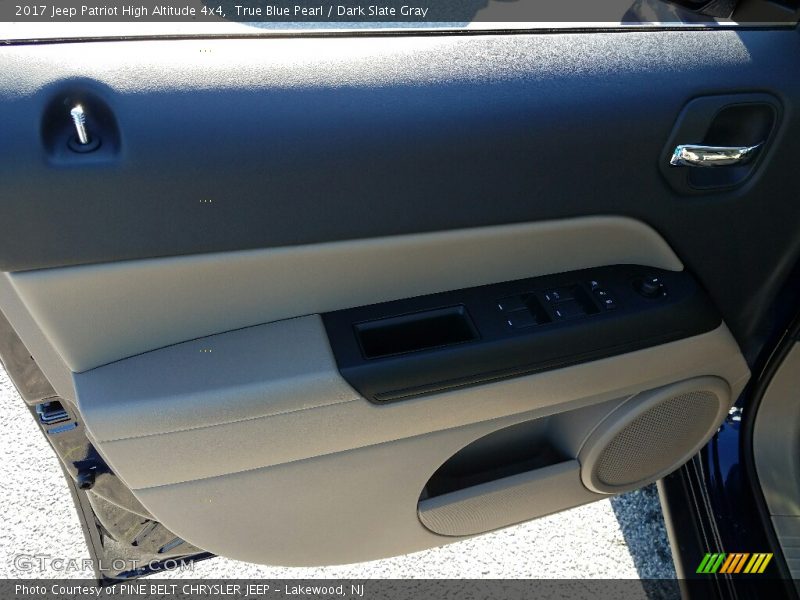 True Blue Pearl / Dark Slate Gray 2017 Jeep Patriot High Altitude 4x4