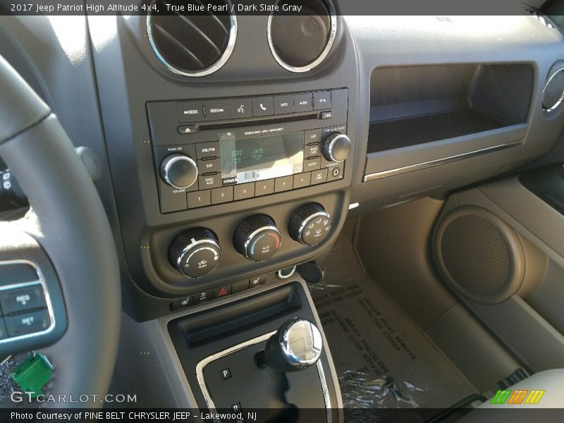 True Blue Pearl / Dark Slate Gray 2017 Jeep Patriot High Altitude 4x4