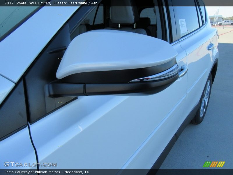 Blizzard Pearl White / Ash 2017 Toyota RAV4 Limited
