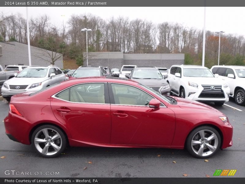 Matador Red Mica / Parchment 2014 Lexus IS 350 AWD