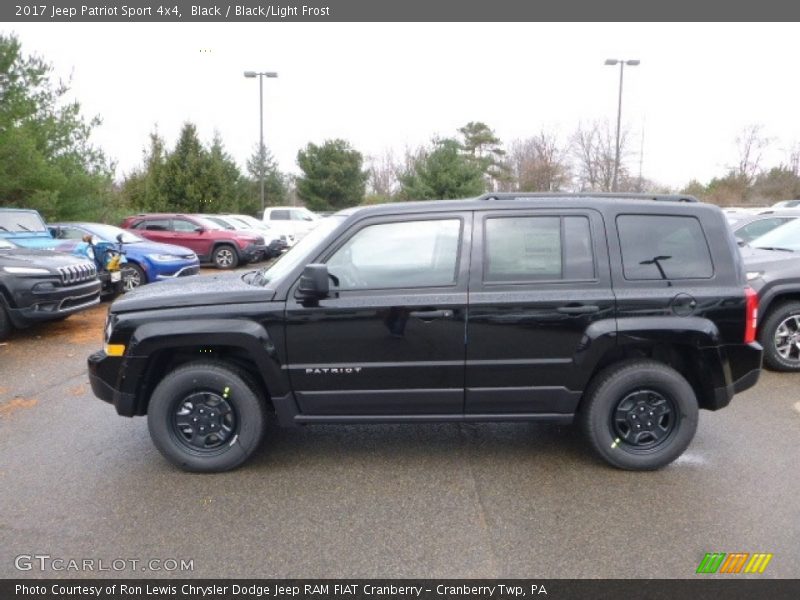 Black / Black/Light Frost 2017 Jeep Patriot Sport 4x4