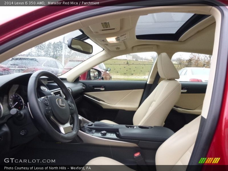 Matador Red Mica / Parchment 2014 Lexus IS 350 AWD