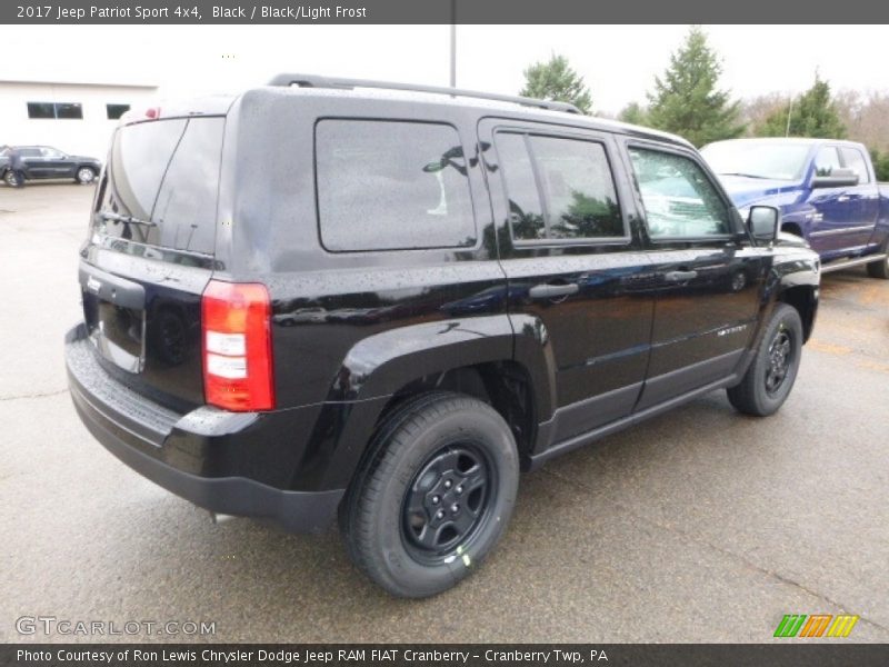 Black / Black/Light Frost 2017 Jeep Patriot Sport 4x4