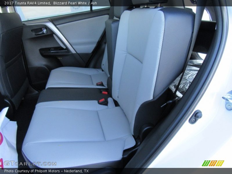 Blizzard Pearl White / Ash 2017 Toyota RAV4 Limited