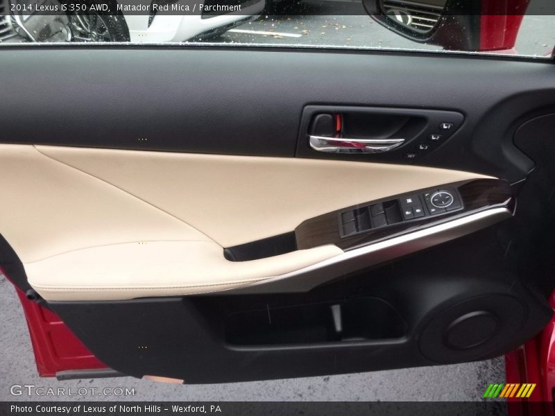Matador Red Mica / Parchment 2014 Lexus IS 350 AWD