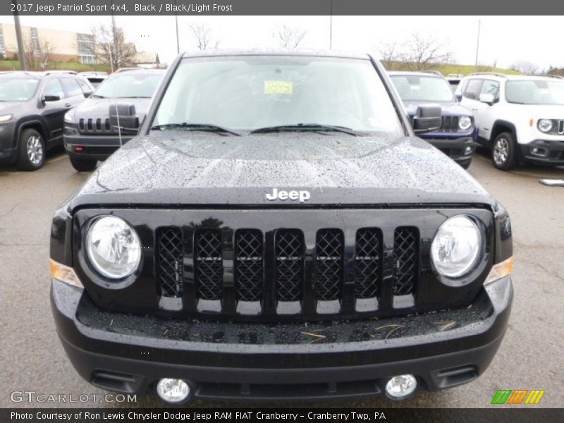 Black / Black/Light Frost 2017 Jeep Patriot Sport 4x4