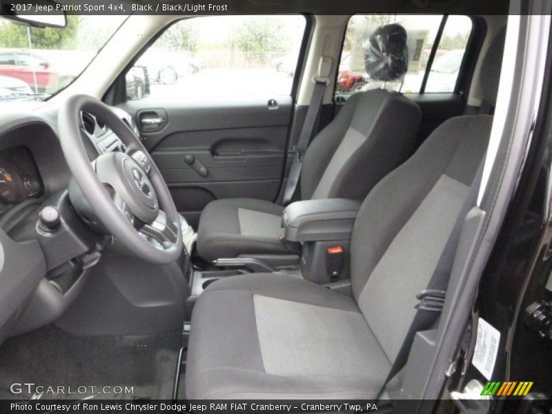 Black / Black/Light Frost 2017 Jeep Patriot Sport 4x4