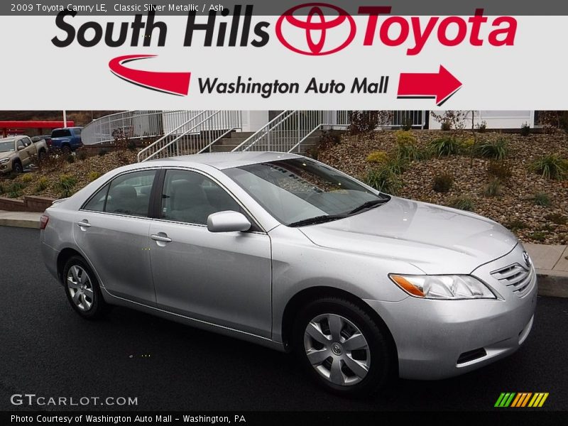 Classic Silver Metallic / Ash 2009 Toyota Camry LE