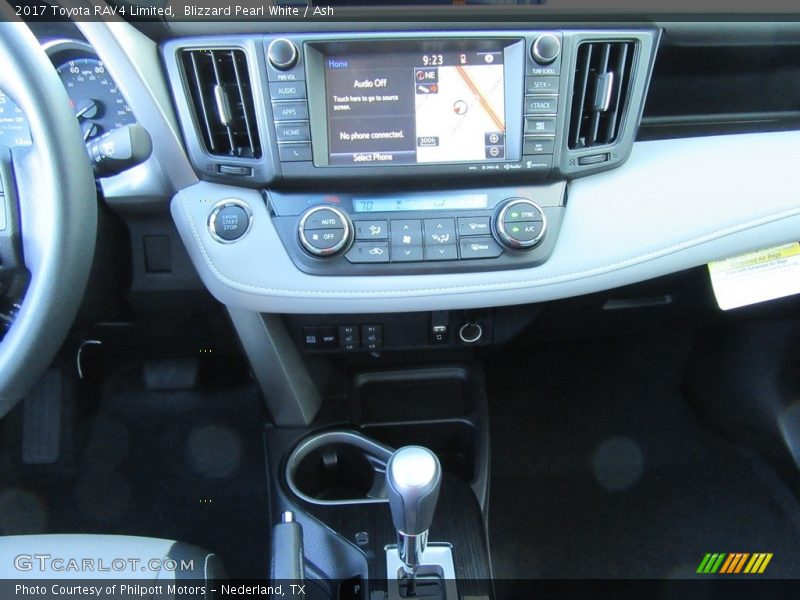 Blizzard Pearl White / Ash 2017 Toyota RAV4 Limited
