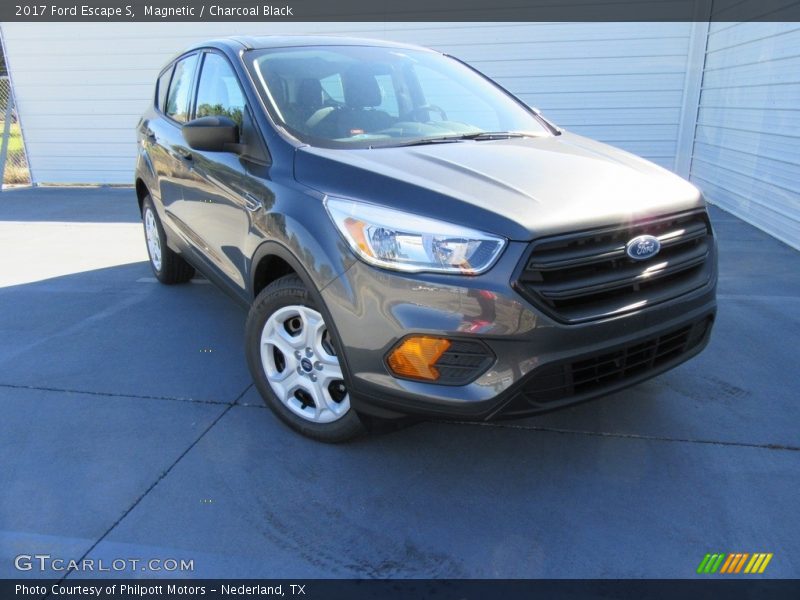 Magnetic / Charcoal Black 2017 Ford Escape S