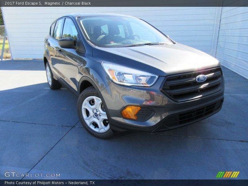 Magnetic / Charcoal Black 2017 Ford Escape S