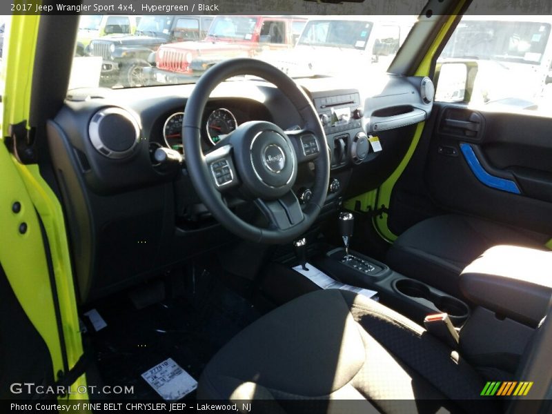 Hypergreen / Black 2017 Jeep Wrangler Sport 4x4