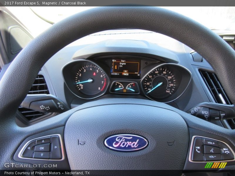 Magnetic / Charcoal Black 2017 Ford Escape S
