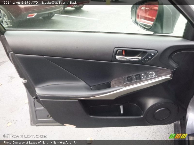 Nebula Gray Pearl / Black 2014 Lexus IS 250 AWD