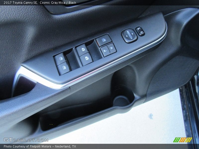 Cosmic Gray Mica / Black 2017 Toyota Camry SE