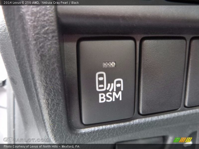 Nebula Gray Pearl / Black 2014 Lexus IS 250 AWD
