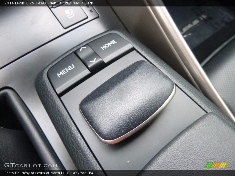 Nebula Gray Pearl / Black 2014 Lexus IS 250 AWD