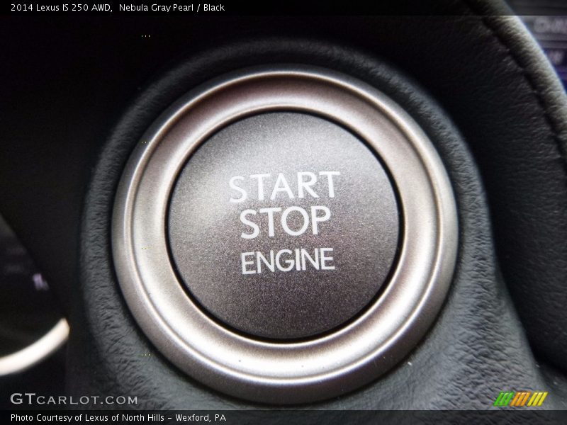 Nebula Gray Pearl / Black 2014 Lexus IS 250 AWD