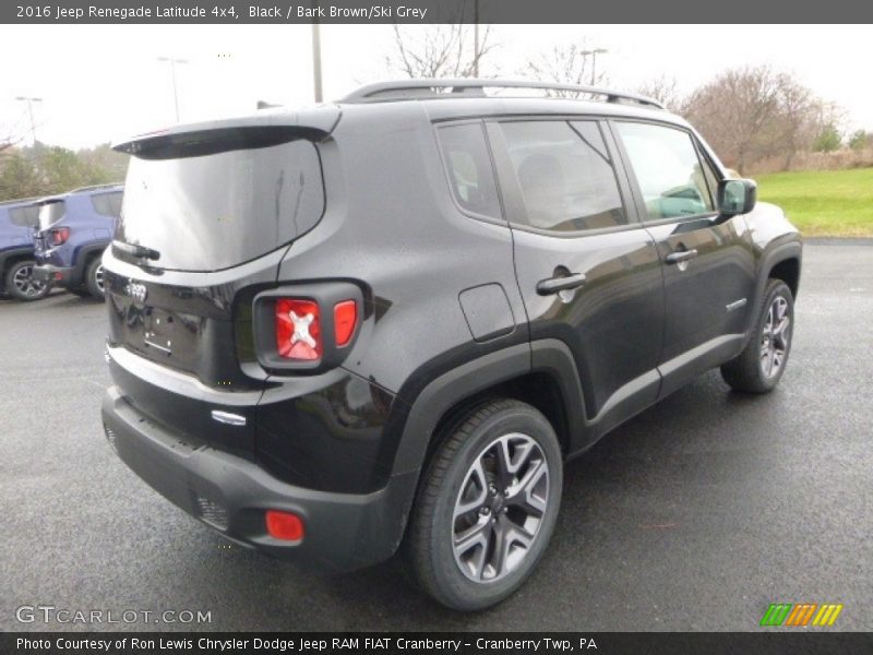 Black / Bark Brown/Ski Grey 2016 Jeep Renegade Latitude 4x4