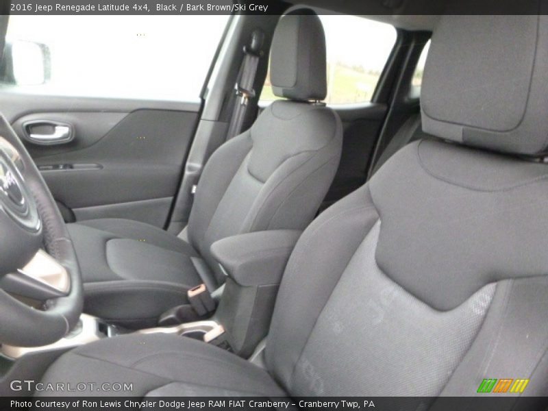 Black / Bark Brown/Ski Grey 2016 Jeep Renegade Latitude 4x4