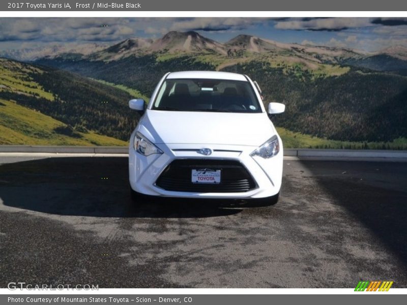 Frost / Mid-Blue Black 2017 Toyota Yaris iA