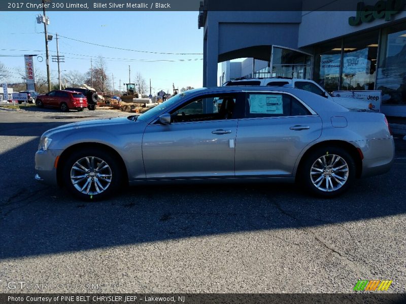 Billet Silver Metallic / Black 2017 Chrysler 300 Limited