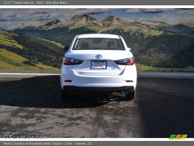 Frost / Mid-Blue Black 2017 Toyota Yaris iA