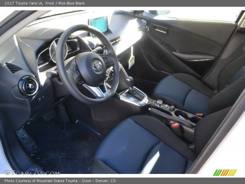 Frost / Mid-Blue Black 2017 Toyota Yaris iA