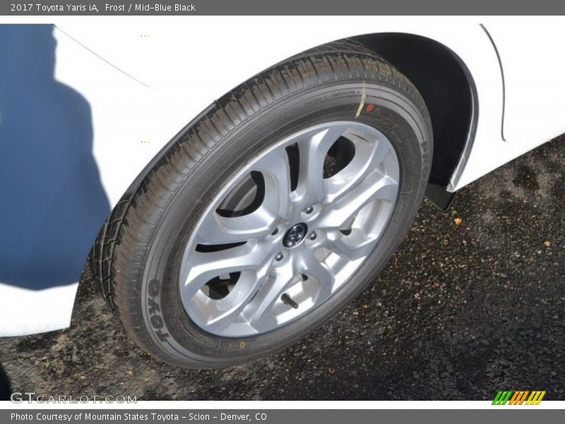 Frost / Mid-Blue Black 2017 Toyota Yaris iA