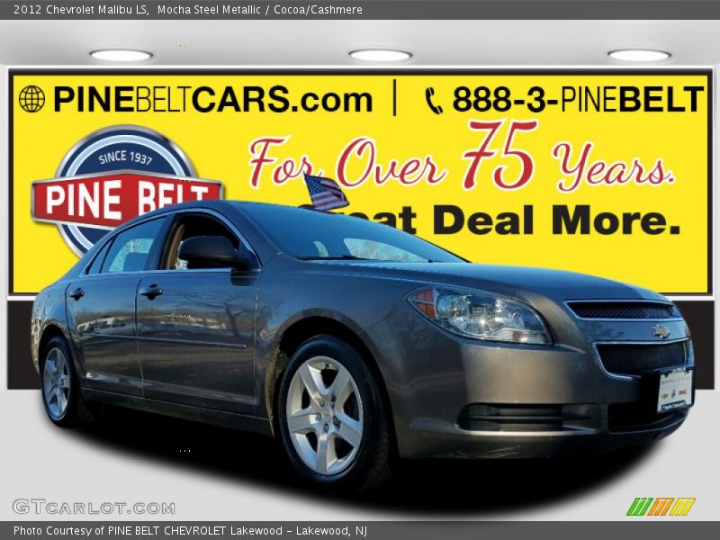 Mocha Steel Metallic / Cocoa/Cashmere 2012 Chevrolet Malibu LS