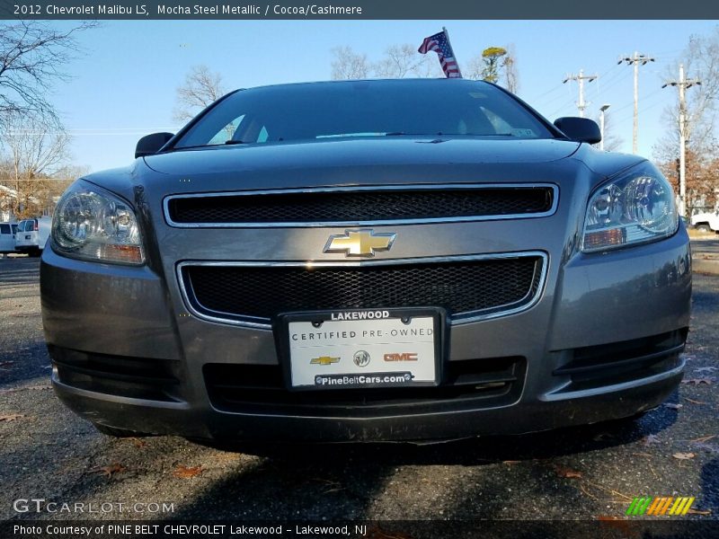 Mocha Steel Metallic / Cocoa/Cashmere 2012 Chevrolet Malibu LS