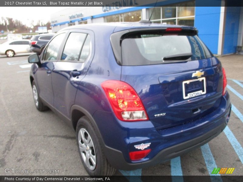 Blue Topaz Metallic / Jet Black 2017 Chevrolet Trax LS