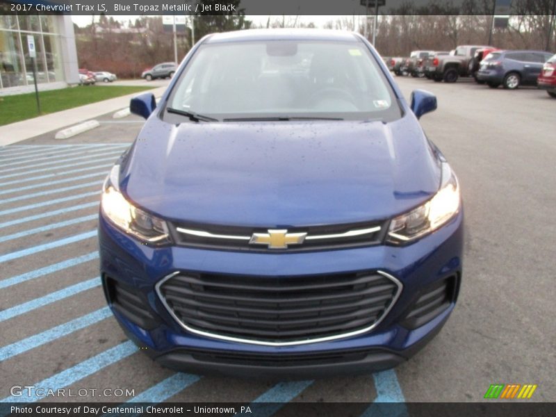 Blue Topaz Metallic / Jet Black 2017 Chevrolet Trax LS