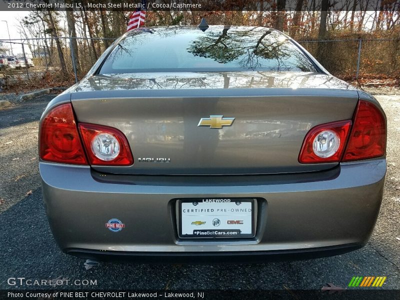 Mocha Steel Metallic / Cocoa/Cashmere 2012 Chevrolet Malibu LS