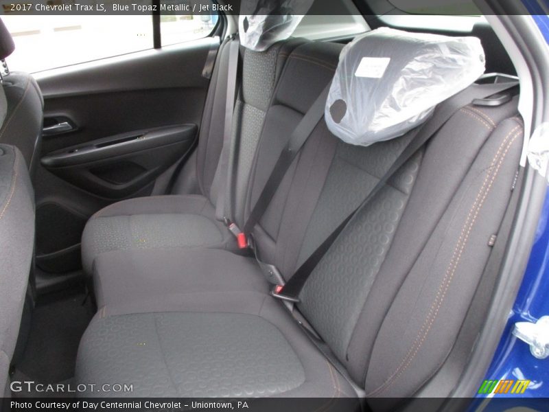 Rear Seat of 2017 Trax LS